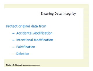 Girish A. Swami (M.Pharma, PGDIPR, PGDDRA)
 