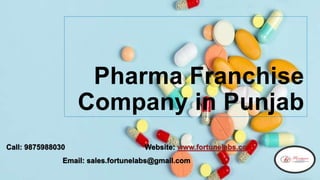 Pharma Franchise
Company in Punjab
 