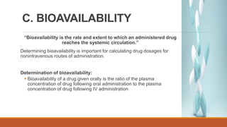 Pharmacokinetics | PDF