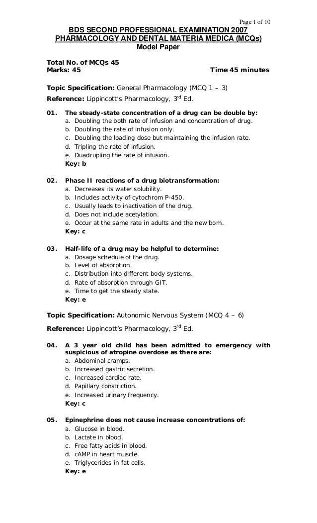 MCQS IN GENERAL PHARMACOLOGY EPUB MCQS IN GENERAL PHARMACOLOGY EPUB