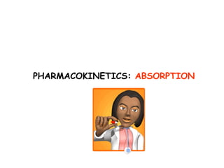 PHARMACOKINETICS:  ABSORPTION 