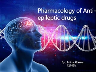 Antiepileptic Drugs
1
Pharmacology of Anti-
epileptic drugs
By : Arfina Aljaseer
121-i2b
 