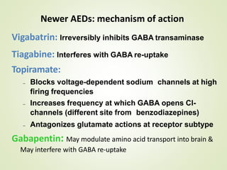 gabapentin mechanism of action ppt