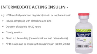 Diabetes mellitus type 1 and 2 and there pathophysiology with treatment ...