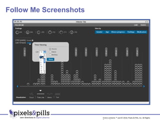 Follow Me Screenshots Entire contents ™ and © 2010, Pixels & Pills, Inc. All Rights Reserved. 