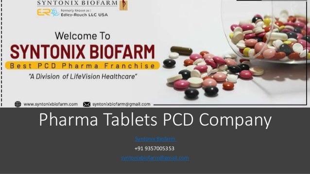 Pharma Tablets PCD Company
Syntonix Biofarm
+91 9357005353
syntonixbiofarm@gmail.com
 