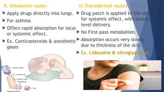 Systemic Inhalation Route PHARMACOLOGY INTRODUCTION BPHARM STUDENTS TODAY.pptx