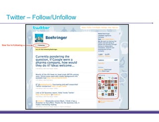 Twitter – Follow/Unfollow



Now You’re Following
 
