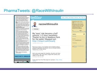 PharmaTweets: @RaceWithInsulin
 