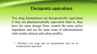 Introduction to Bioavailability Determination of Bioavailability ...