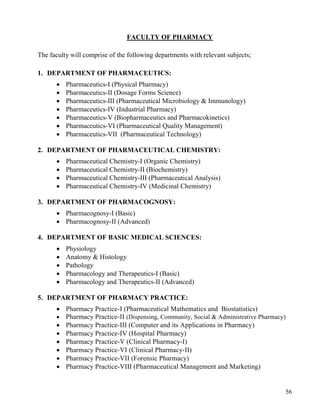 Pharm d curriculum final 2013 | PDF