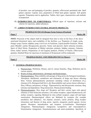 Pharm d curriculum final 2013 | PDF