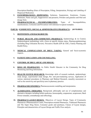 Pharm d curriculum final 2013 | PDF