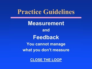 POINT  ELEVEN11a.	Eliminate work standards (quotas -- days/K, claims/hour, etc.) on the factory floor (insurance company or HMO production areas).  Substitute leadership.  11b. Eliminate management by objective,  Eliminate management by numbers, numerical goals.  Substitute leadership.