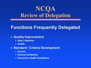 Quality is not a department function