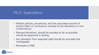 Policy Deviations Effective Deviation Metrics and Risk-Based Management in Quality ...