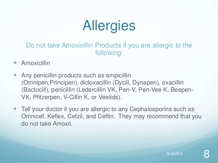 Can u take keflex if allergic to penicillin not amoxicillin