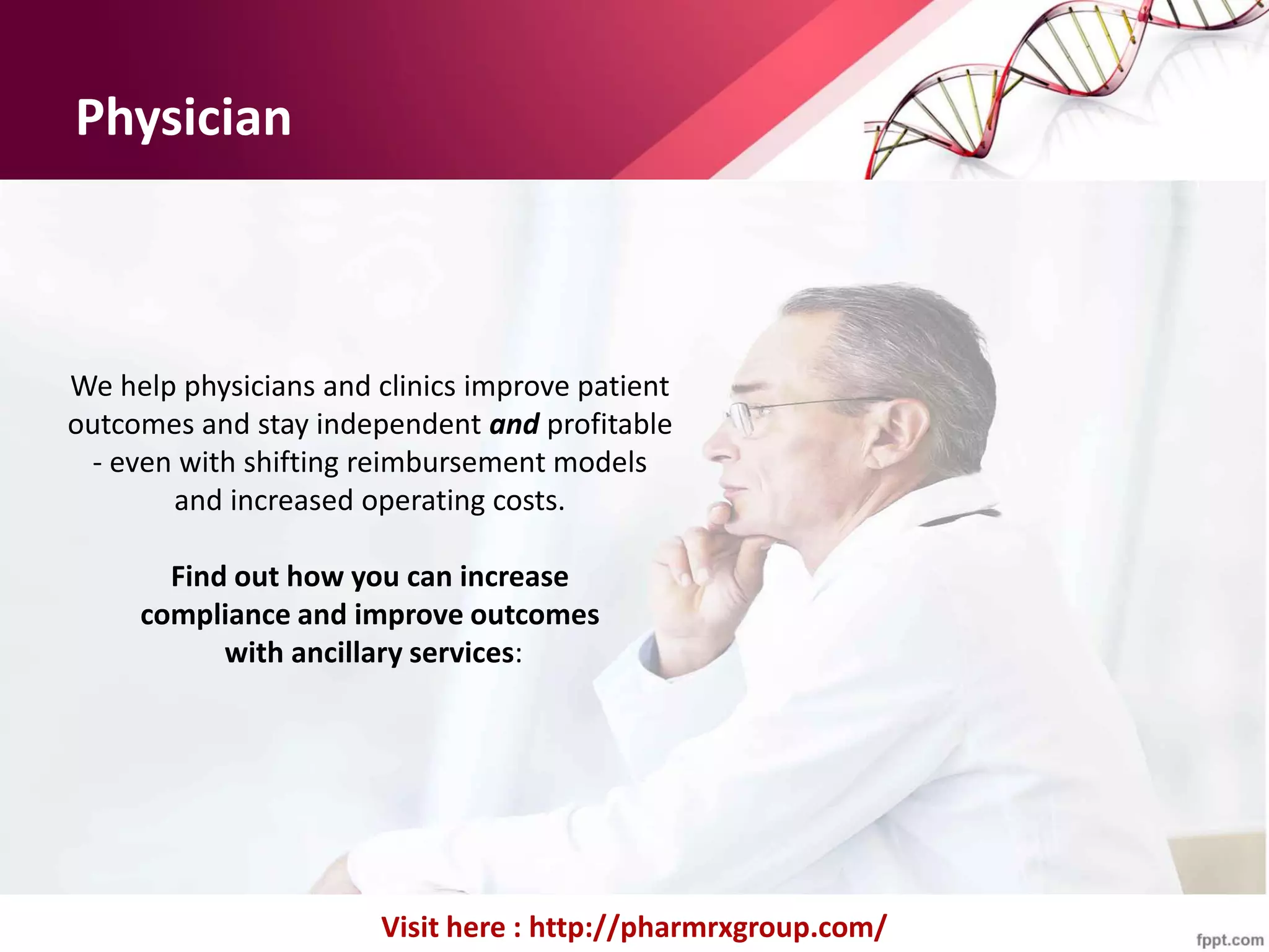 Comprehensive pharmacy services | Point of care | PPT