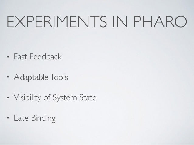 Pharo Devnology20150401
