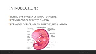Development of Pharyngeal arches and derivatives.pptx