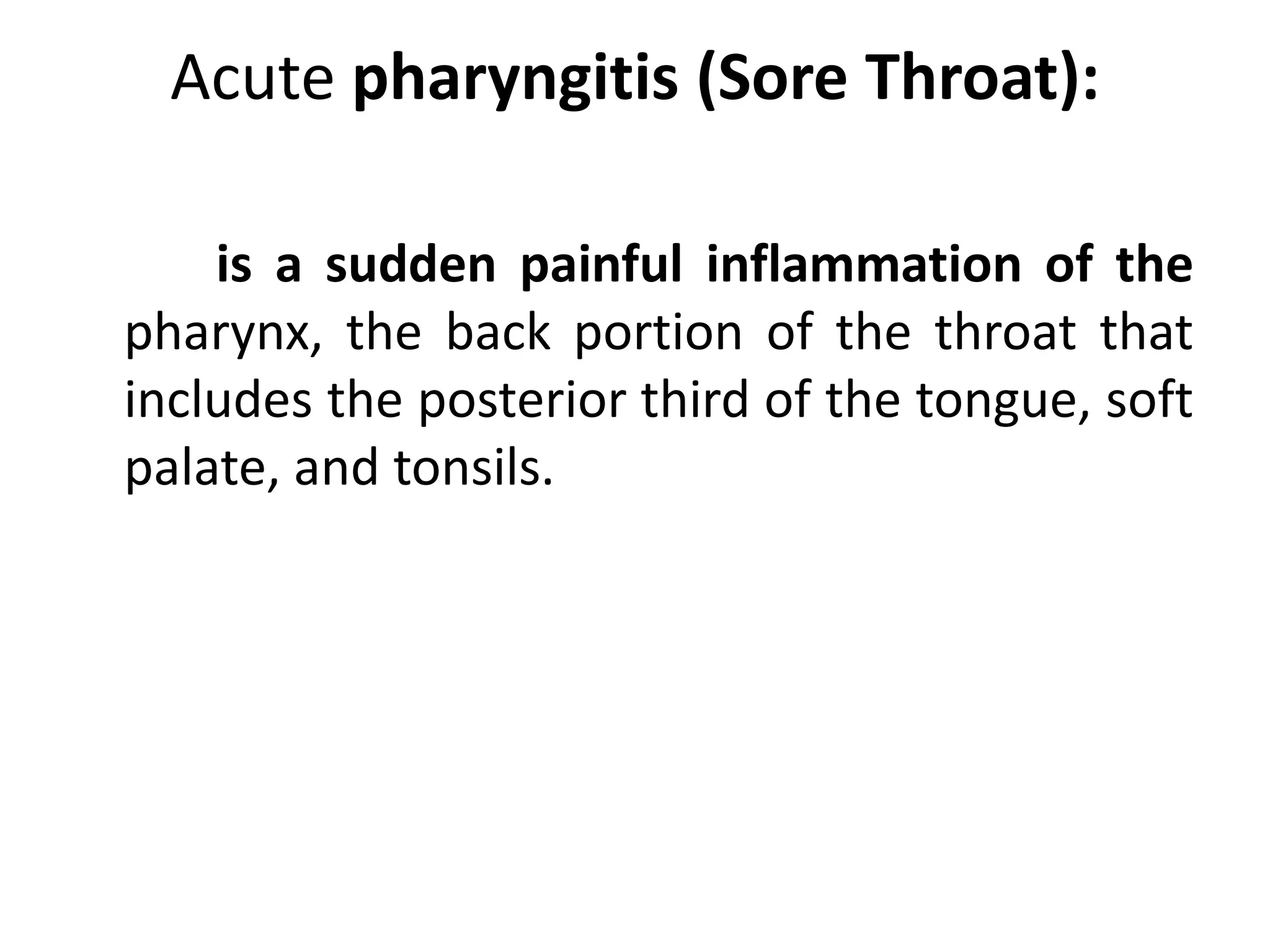 Pharyngitis | PPTX