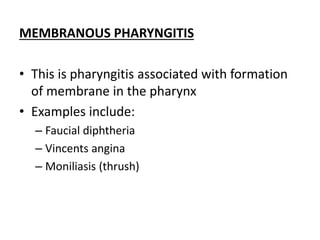 PHARYNGITIS in patients. 2023. pptx 23153114 | PPTX