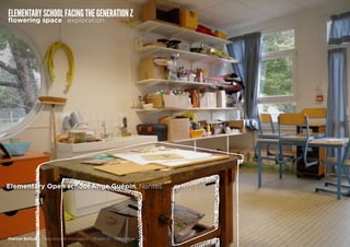 flowering space exploration
Elementary Open school Ange Guépin, Nantes
ELEMENTARYSCHOOLFACINGTHEGENERATIONZ
Marine Belluet - Responsible Innovation - Phase 01 - December 2012
 