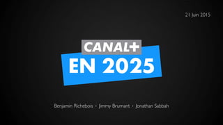 Benjamin Richebois · Jimmy Brumant · Jonathan Sabbah
21 Juin 2015
EN 2025
 