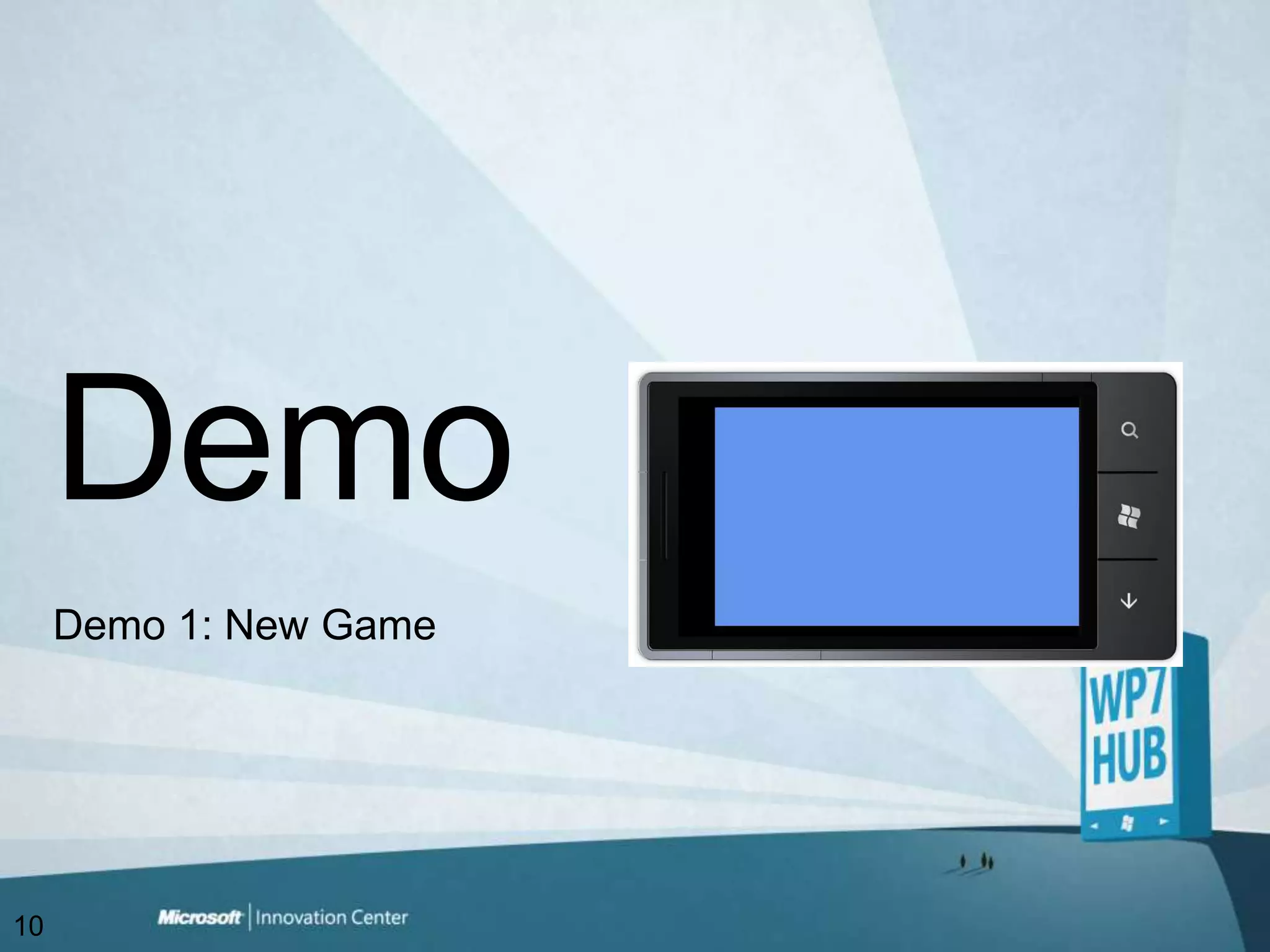 Demo 1: New GameDemo10