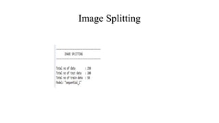 Image Splitting
 