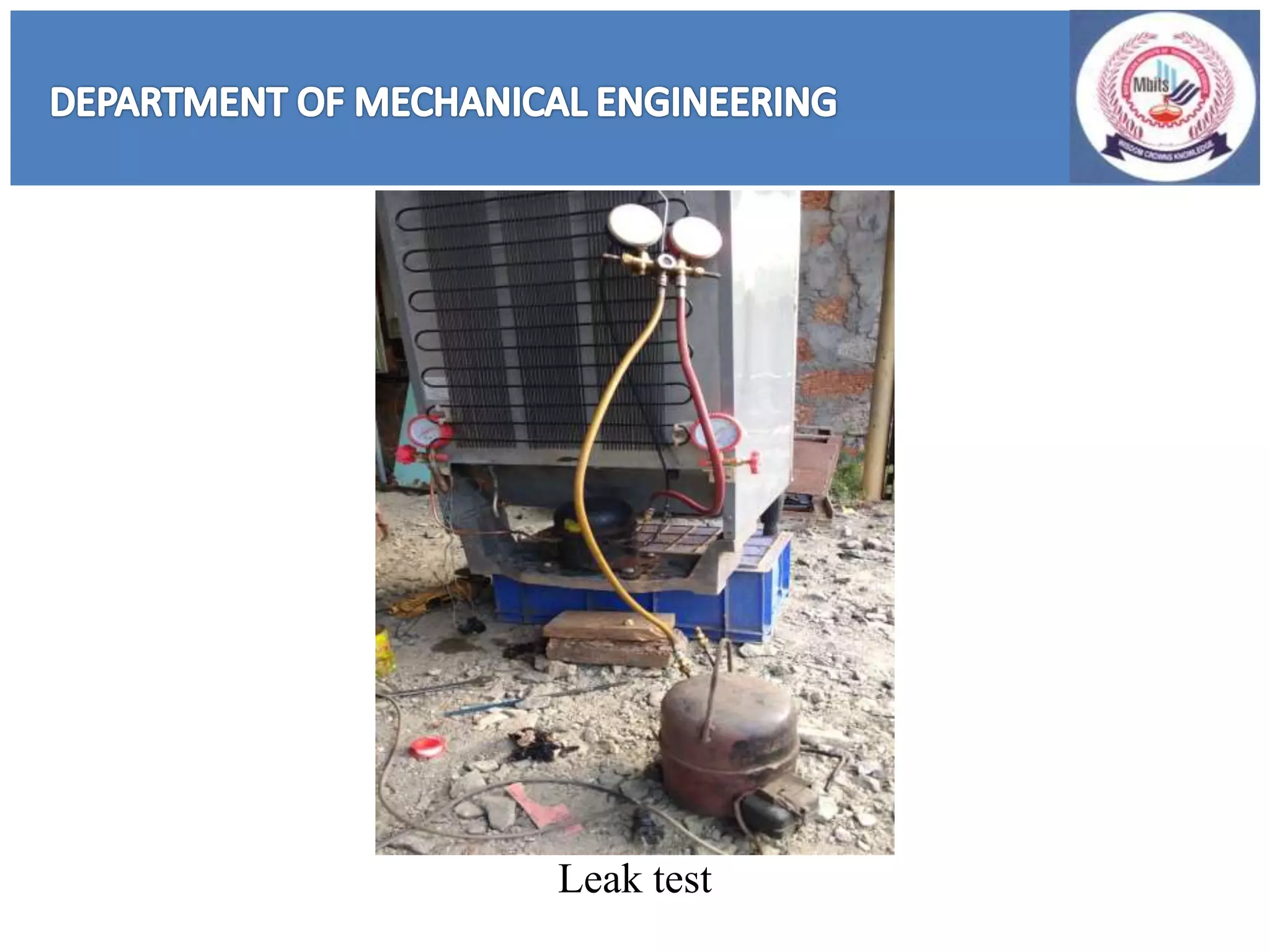 Leak test
 
