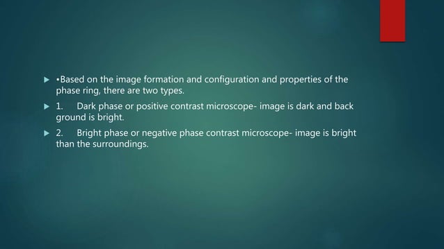 Phase contrast and Fluorescent microscope | PPTX | Chemistry | Science