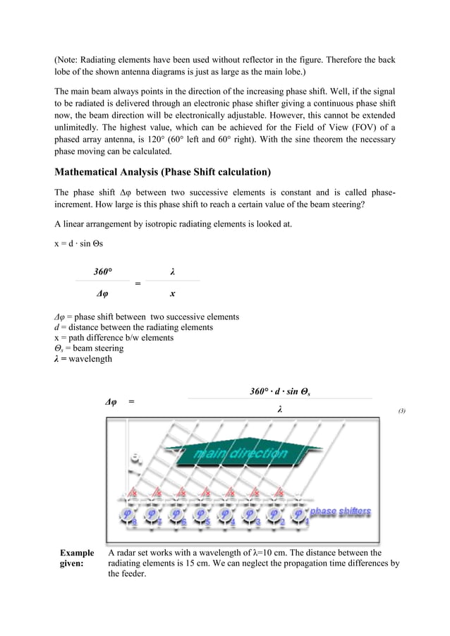 Phased array antenna | DOCX