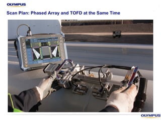 Scan Plan: Phased Array and TOFD at the Same Time
 