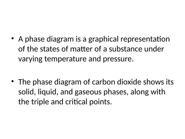 Phase Diagram of Carbon Dioxide(CO2).pptx. | PPTX