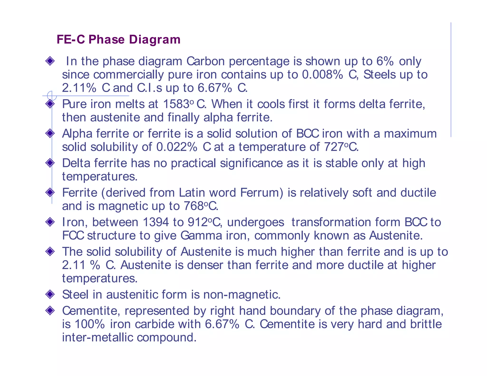 Phase Diagram & Heat Treatment Of Metals | PDF