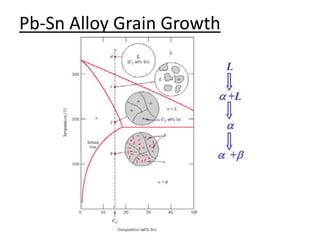 Pb-Sn Alloy Grain Growth 
 