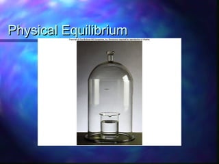 Physical EquilibriumPhysical Equilibrium
 
