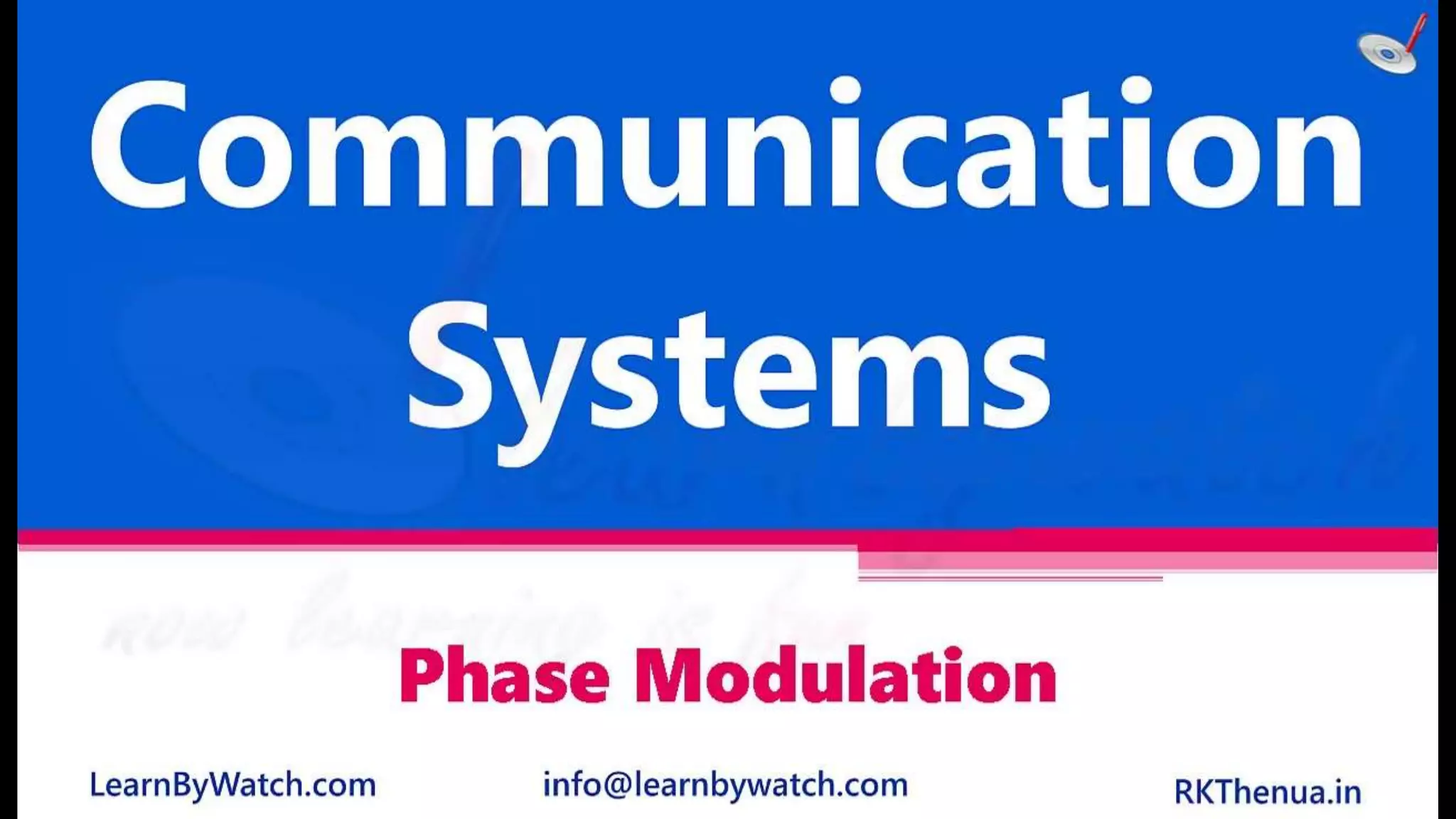Phase modulation