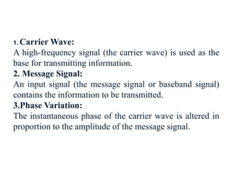 Phase Modulation in Analog Communication Systems.pptx