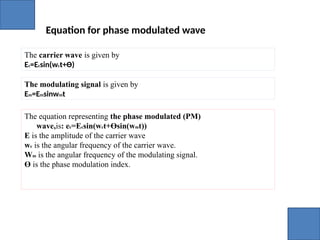 Phase Modulation in Analog Communication Systems.pptx