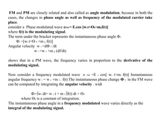 Phase Modulation in Analog Communication Systems.pptx