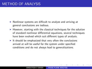 Phase Plane Analysis Nonlinear Stability Analysis Pdf