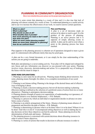 Phases and Methods of Community Organization | PDF