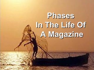 Phases
                                  In The Life Of
Business Of Magazine Publishing




                                   A Magazine



                                         Bangalore, October 9, 2012
 