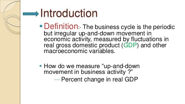 essay about business cycle