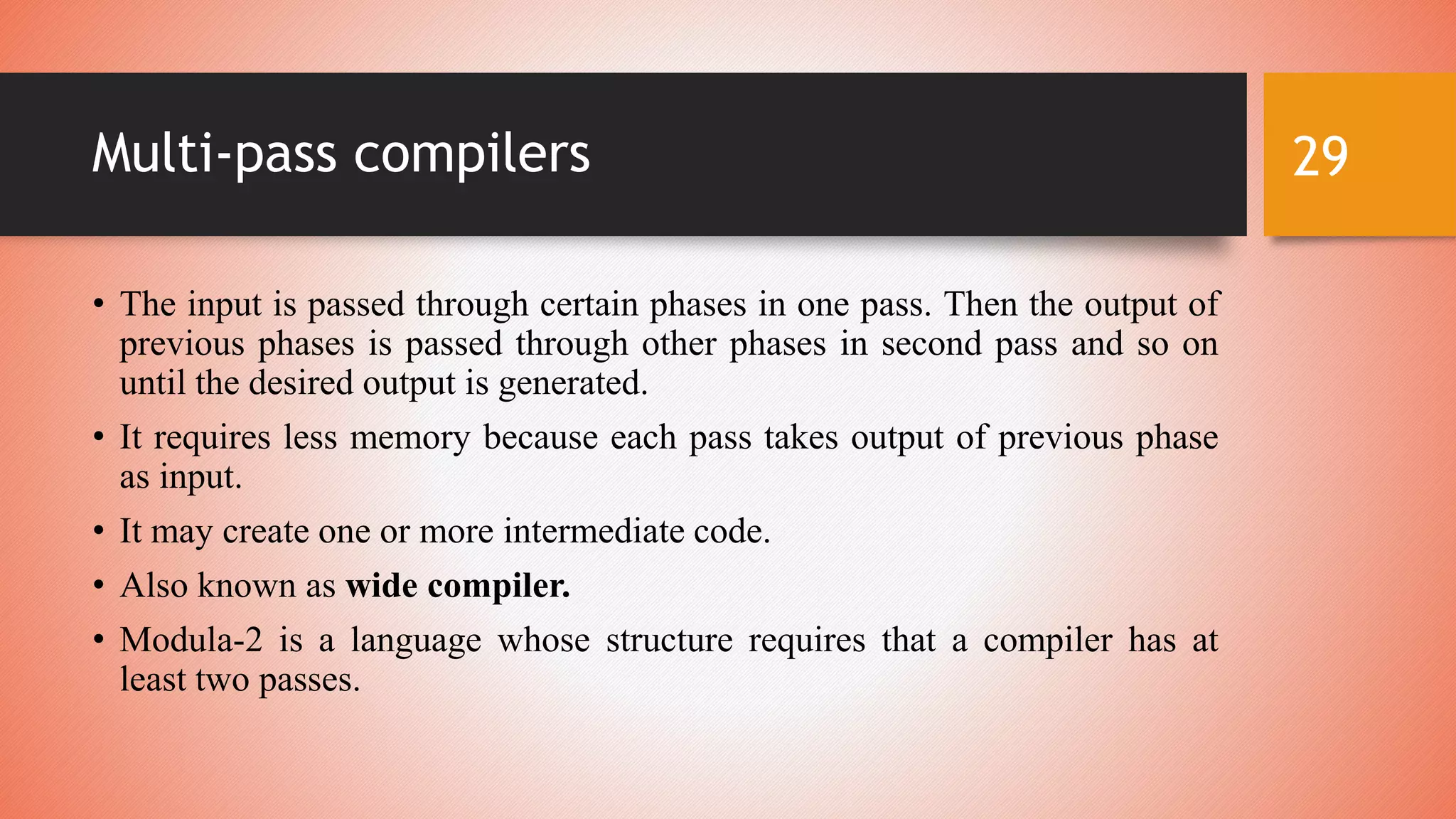 Phases of compiler