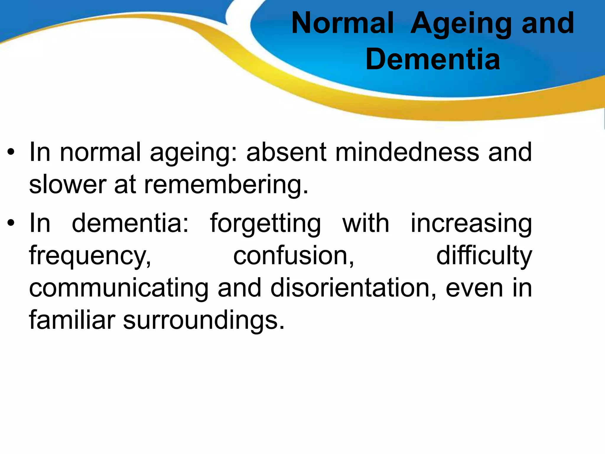 Phases of Dementia | PPT