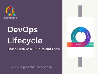 Phases with Case Studies and Tools
www.appsdevpro.com
DevOps
Lifecycle
 