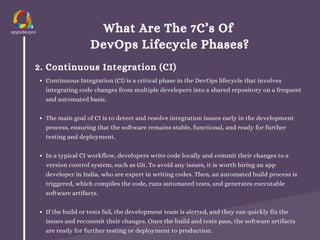 Exploring the Phases of DevOps Lifecycle: Case Studies and Tools | PDF ...